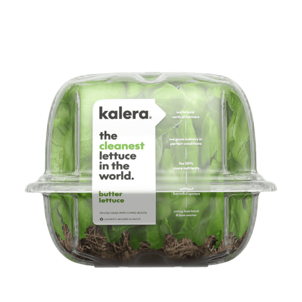 Kalera packaging design case study shows how clean lettuce messaging drove 50%+ growth and stronger brand appeal.