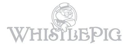 WhistlePig logo in grey