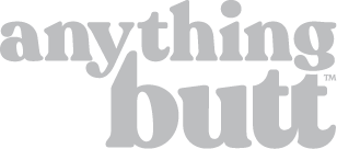 Anything Butt Packaging Design Case Study: Logo in grey