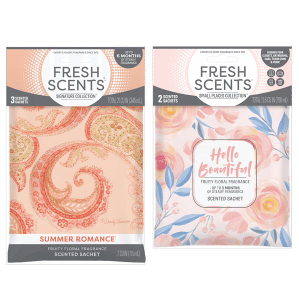 Fresh Scents packaging design that led to a 14-point purchase intent lift.