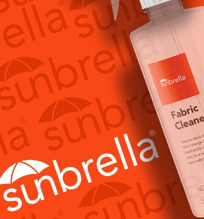 Sunbrella consumer fabric cleaner packaging by SmashBrand, the packaging design firm behind the brand's retail expansion and 9-point lift.